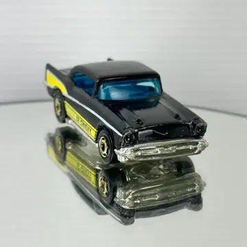 레어 빈티지 핫휠 미니카 57 쉐보레 블랙 홍콩제