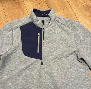 [가을/겨울 제품] RLX 1/2 Zip 골프 피케 셔츠 M 그레이