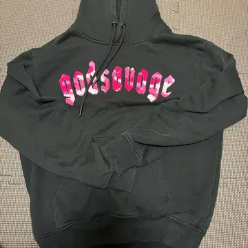 godsovage 핑크 후드티 M 사이즈