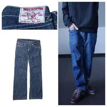 TRUE RELIGIONUSA제 Joey 부츠컷 데님 청바지 32