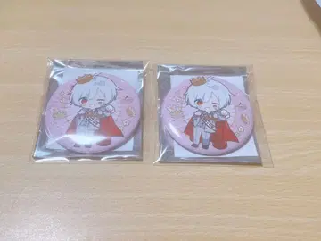 마후마후 캔뱃지 왕관 2개 세트