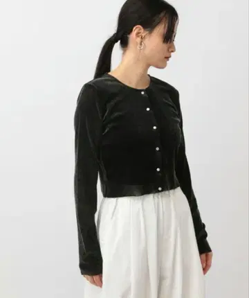 apartby 벨로아 가디건 라메 가디건