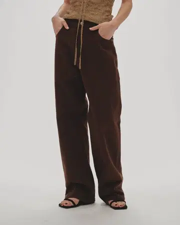 TODAYFUL 투데이풀 Cary's Denim 브라운 26인치