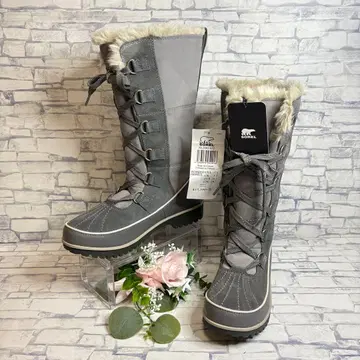 택 포함 새상품 소렐 SOREL 방수 무스탕 보아 레이스업 스노우 부츠