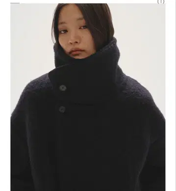 todayful 정품 이번 시즌 스탠드 카라 부클레 코트