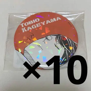 카게야마 토비오 올스타 캔뱃지 10개