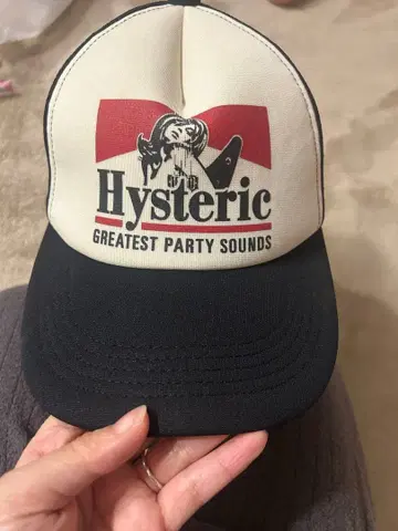 Hysteric 그래픽 캡 프리 사이즈