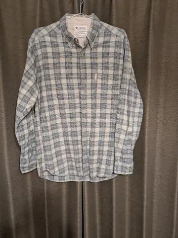 인도 면 컬럼비아 체크 셔츠