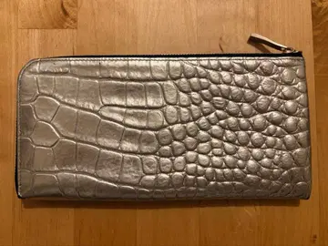 이아파피요네 kawakawa 카와카와 L자 장지갑 실버 엠보