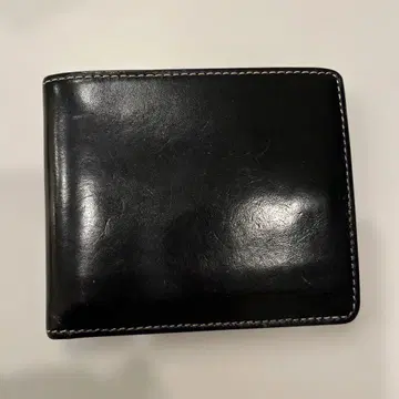 BRITISH GREEN 이단 접이식 지갑 블랙