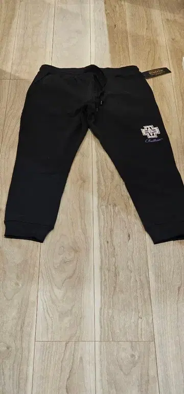 별주 Pendleton 자수 로고 블랙 조거 팬츠 L