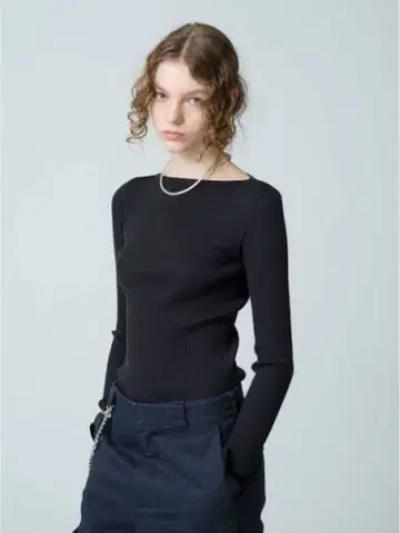 AURALEE 기가 보트넥 풀오버