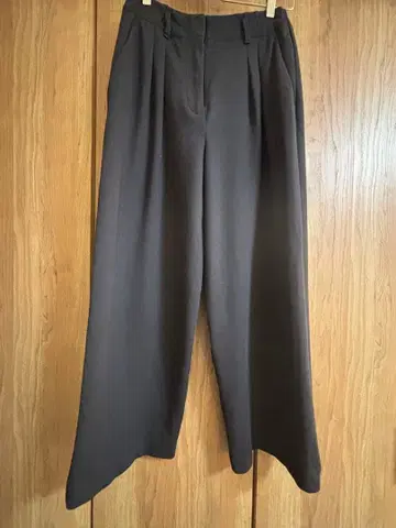 COMPToir des COTONNIERS 블랙 와이드 팬츠 JP 7