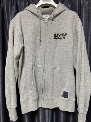 M&M 커스텀 퍼포먼스 그레이 후드티 L 사이즈