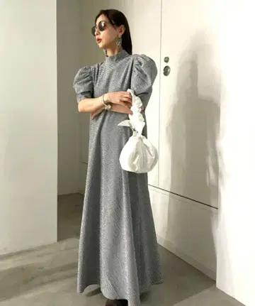 GINGHAM CHECK ALINE DRESS AMERI vintage