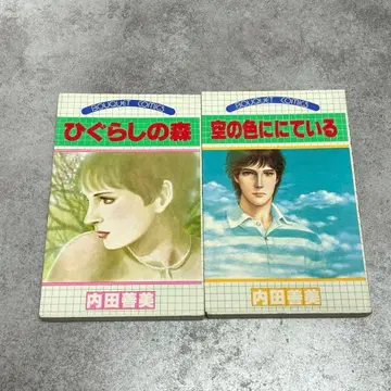 우치다 요시미 2권 세트 히구라시노모리 하늘색을 닮은 부케 레트로