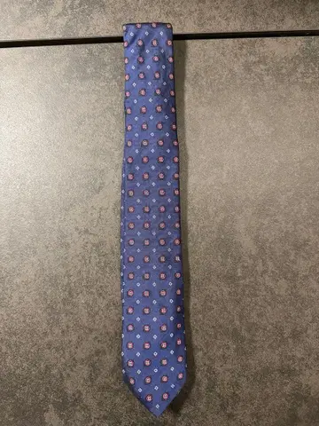 dunhill 네이비 실크 넥타이