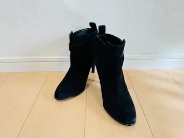 다이애나 숏부츠 스웨이드 블랙 24.5cm