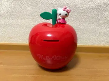 유니버셜 USJ 한정판 헬로키티 사과 저금통 [ 미사용 ]