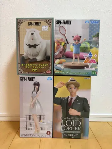 SPY x FAMILY 피규어 4세트