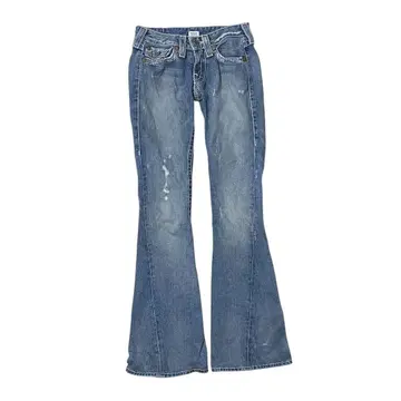 부츠컷 데님 플레어 데님