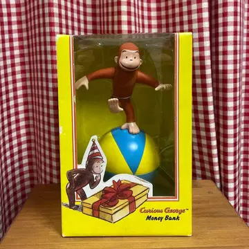 오자루의 조지 Curious George 저금통 코인뱅크 피규어