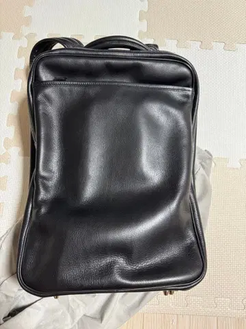 새상품 르 보나르 비지 백팩 덴마크 소프트 카프 블랙