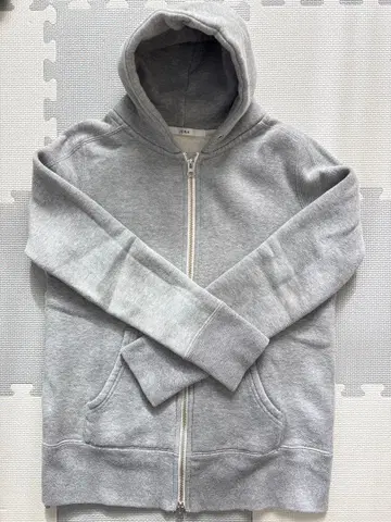 IENA 속기모 그레이 후드 부착 후드티 M 사이즈