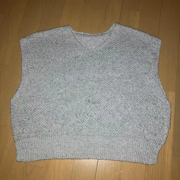 니트 스웨터 라메사 스팽글 프리 사이즈 베스트