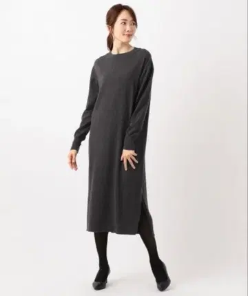 23구 니트 원피스 (그레이)