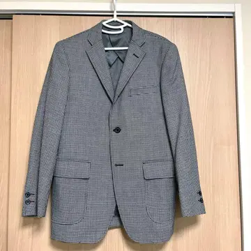 VAN JACKET 하운드투스 체크 패턴 자켓