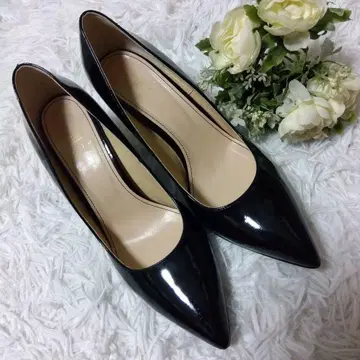 EIZO 에이조 펌프스 에나멜 블랙 24.5 블랙