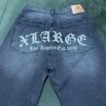 XLARGE 다크 데님 팬츠 32