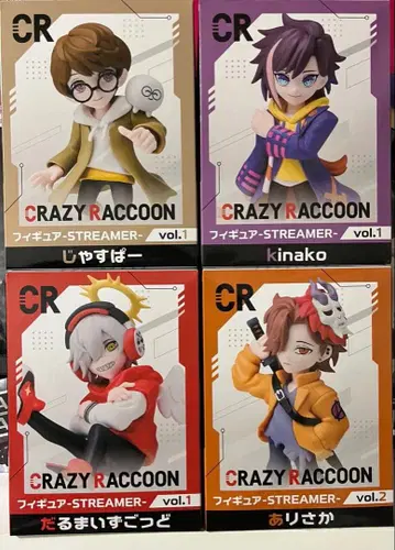 4개 묶음 판매 CR 피규어 달마이즈갓 아리사카 재스퍼 키나코