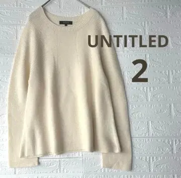 [ 새상품급 ] UNTITLED 언타이틀 울 혼방 긴팔 니트