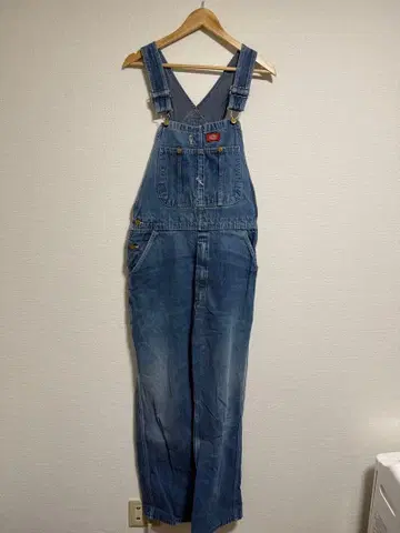 데님 블루 오버롤 Dickies