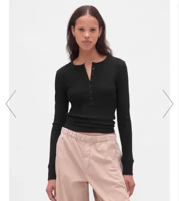 모던 리브 헨리넥 셔츠