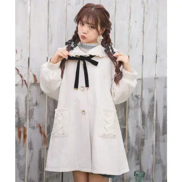 ROJITA 세일러 코트 화이트