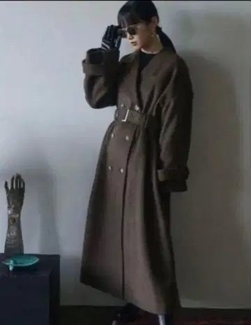 ANDREA&Co. 브라운 롱 코트