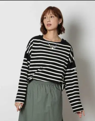 새상품급 MONT KEMMEL 바스크 셔츠 보트넥 보더 티셔츠 XL