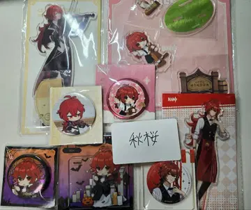 원신 딜루크 캔뱃지 아크릴 스탠드 묶음 판매