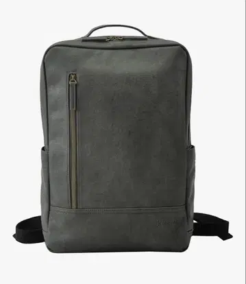 그레이 합성 피혁 비즈니스 백팩