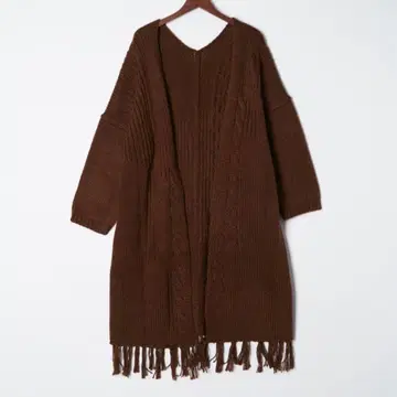 & G'AIME 앙제 니트 가디건 브라운