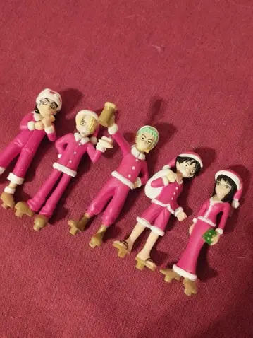 [레어] 원피스 크리스마스 피규어 5체 세트