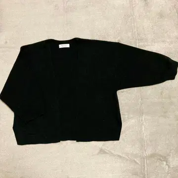 [ 뷰티&유스 ] 블랙 가디건 오부 소매