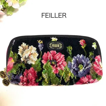 FEILLER 라운드 지퍼형 장지갑 아네모네 새상품급