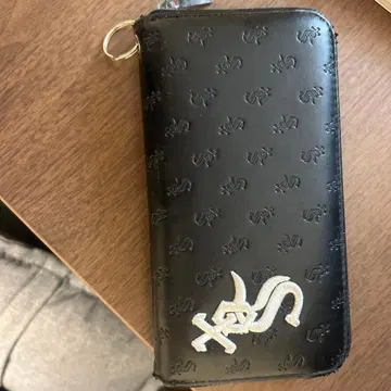 화이트삭스 로고 블랙 장지갑