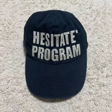 HESITATE PROGRAM 네이비 캡 M 사이즈
