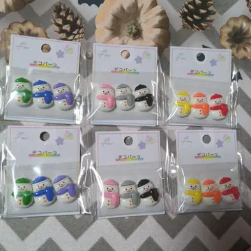 눈사람 데코 부품 스노우맨 캔두