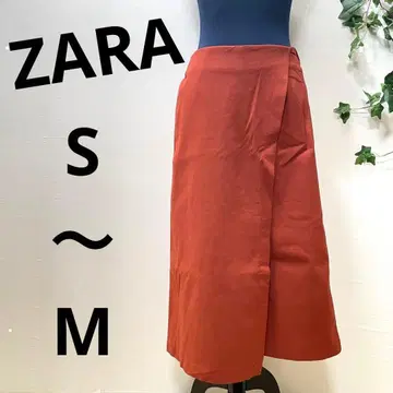 [ ZARA ] 자라 가우초 팬츠 M 와이드 팬츠 새상품급 캐주얼 오렌지